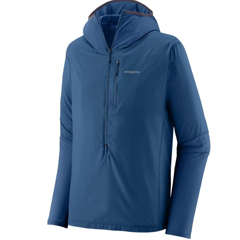 Patagonia Teal Hooded Pullover Airshed pro pullover